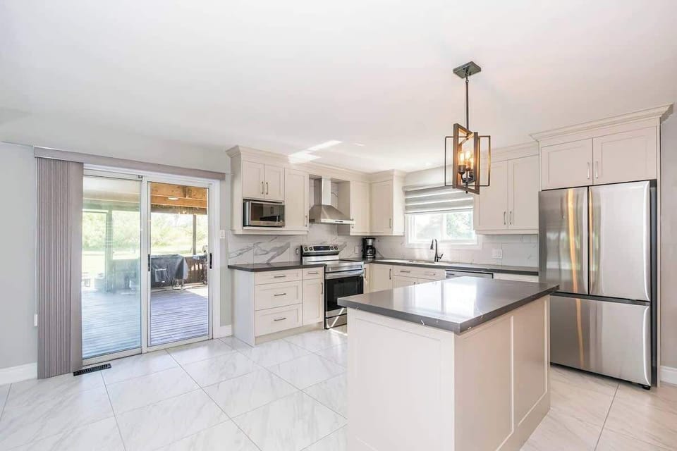 Whip up culinary delights in this fully stocked kitchen haven.