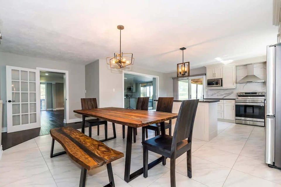 Savor every meal in style in my Indoor dining area: where meals become memories.