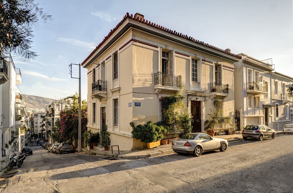 The  Neoclassical  building
  of your accommodation
Acropolis Gem
