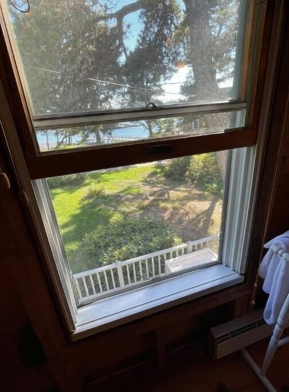 west side of cottage
