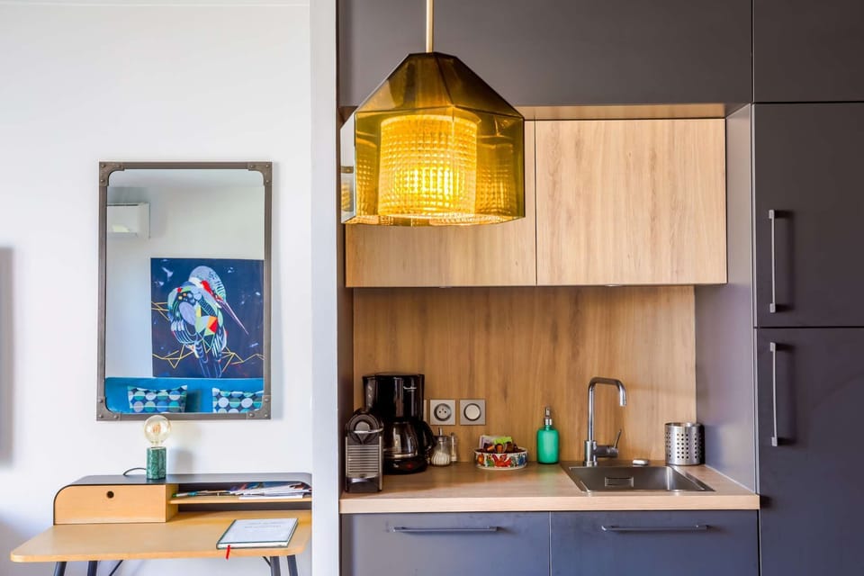 A trendy apartment