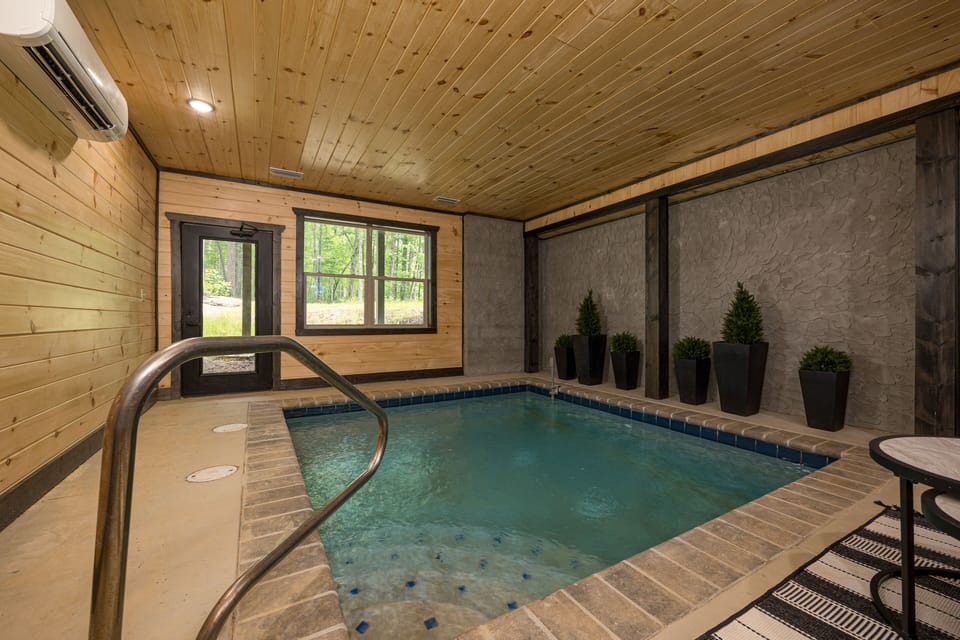 Take a dip in your private heated pool. It is kept at 84 degrees, all year long.
