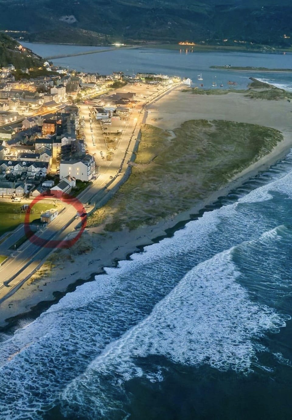 Beach front location 