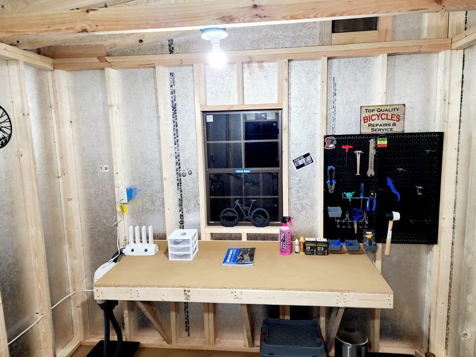 bike storage/workshop