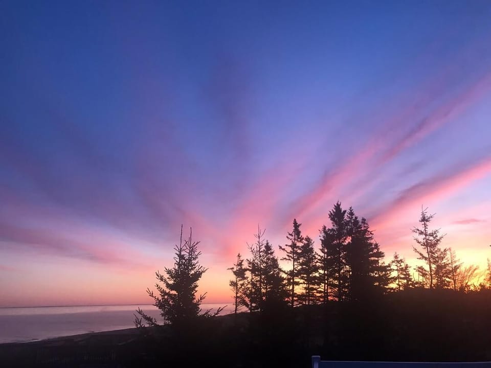 Morning sky from house