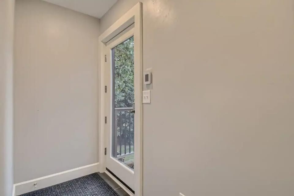 from the inside of the front door