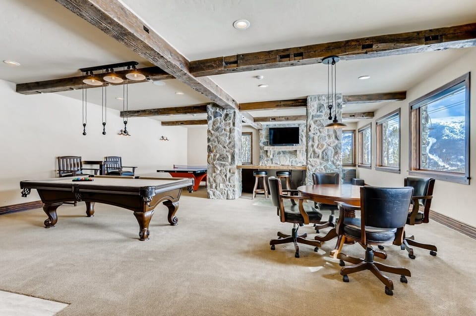 Downstairs game room