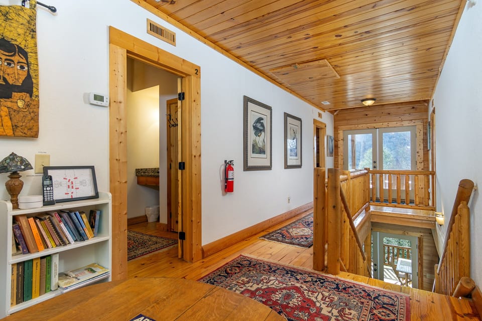 Upper-level landing.