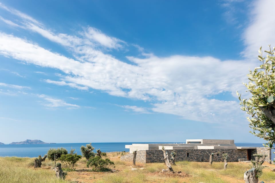 The iconic villa, features 16acres private land.