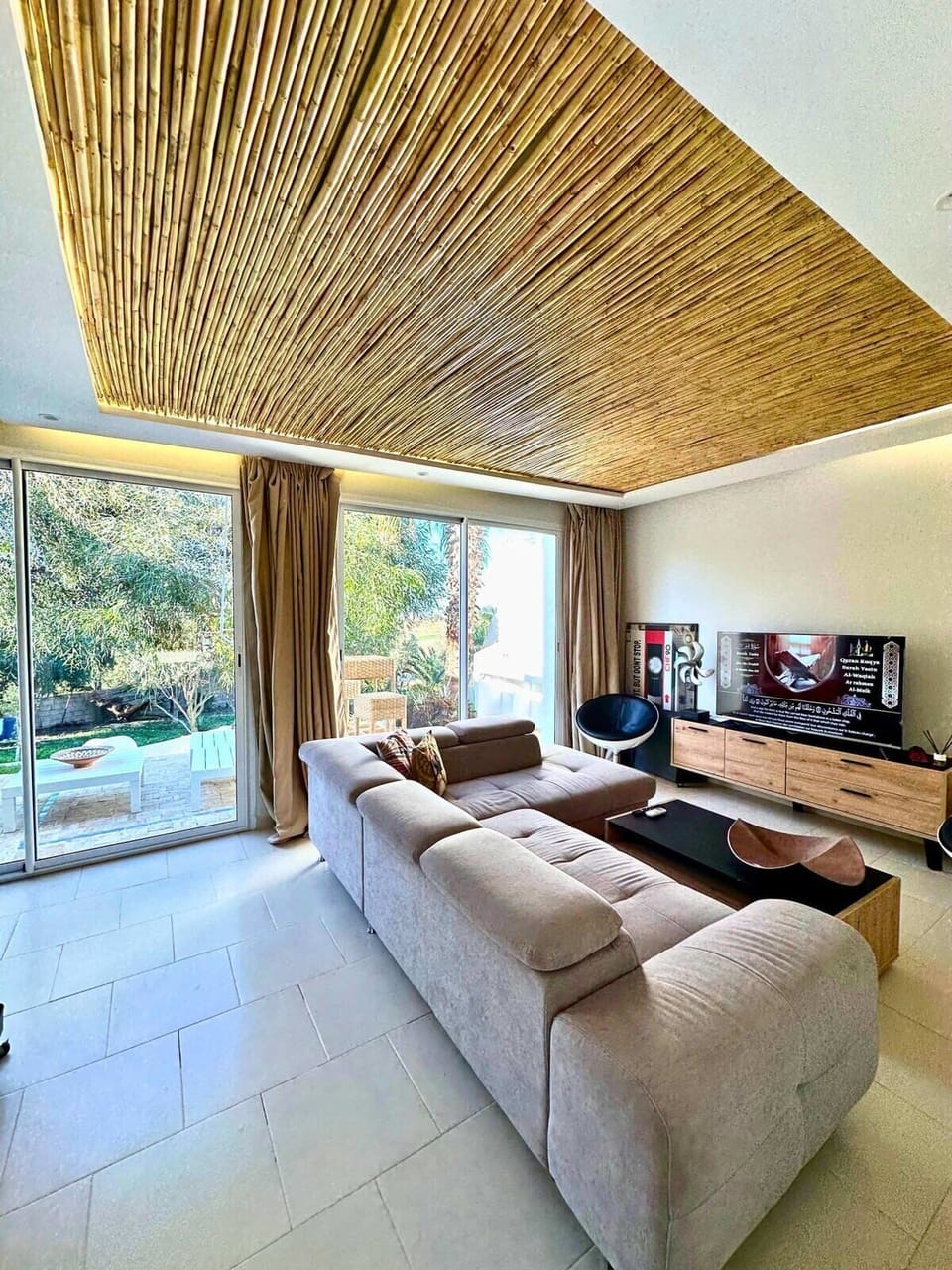 Living Room with Garden View
