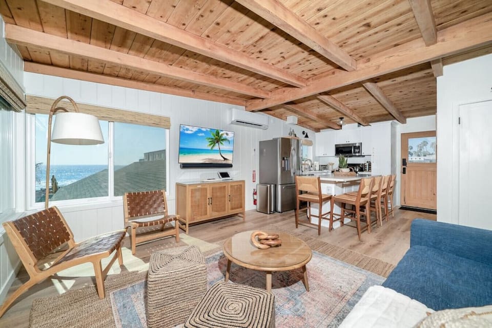 Brand New Remodeled Living Room with Ocean View!