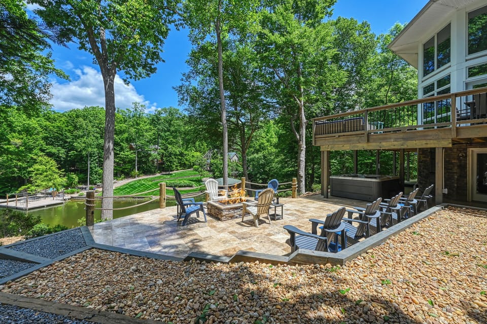 Enjoy a fire in the new fire pit, or just sit back, relax, and soak up the sun!