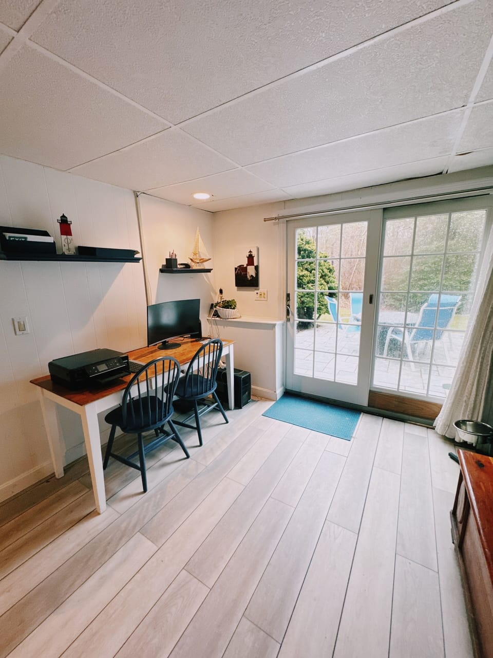 Lower level/office space