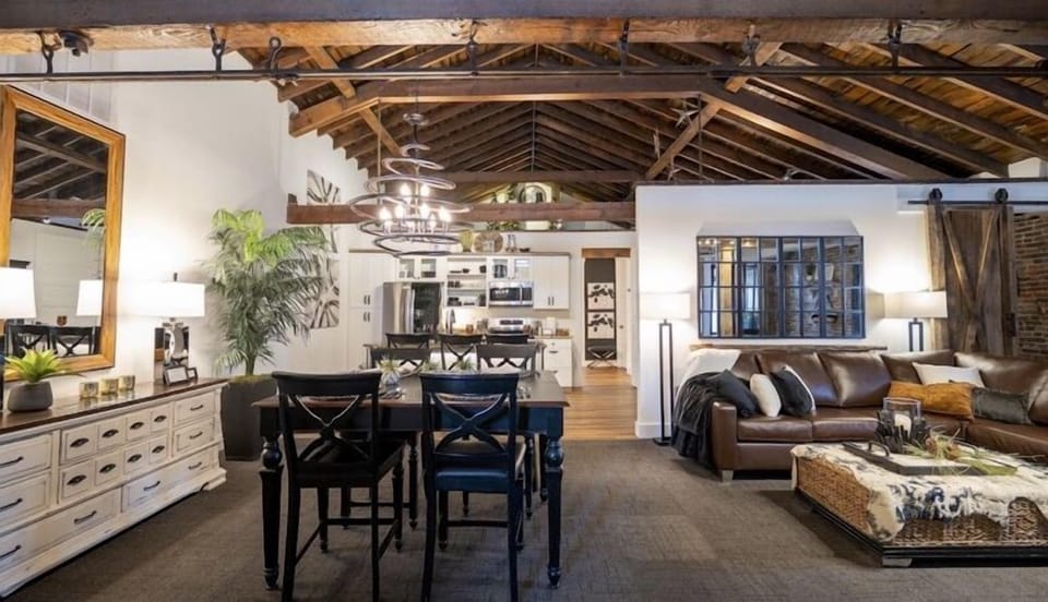 This open concept large space is a great place to gather together.