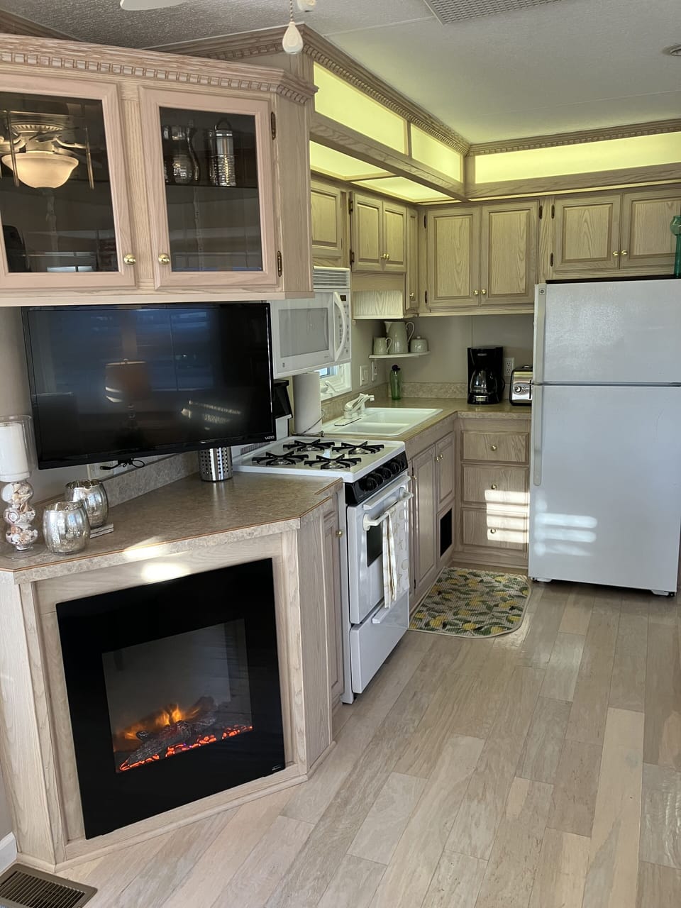 A look at your fully equipped kitchen with everything you need.