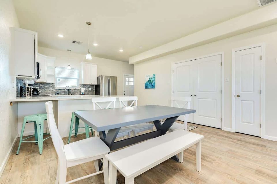 Dining, Bar, and Kitchen Area