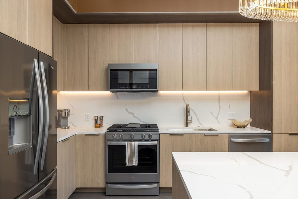 Kitchen fully equipped with all modern amenities