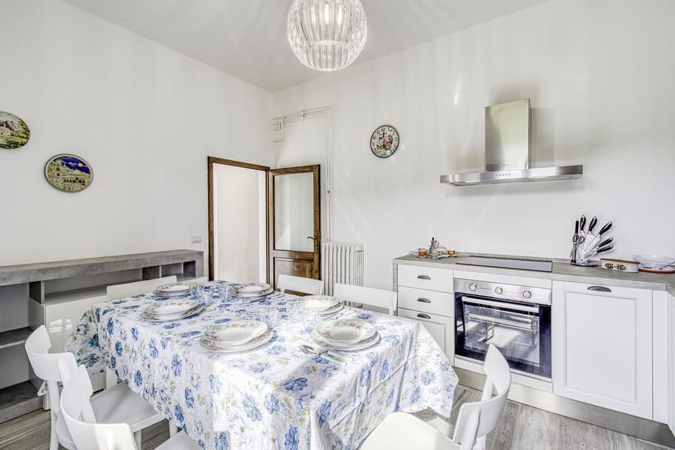 Kitchen and dining area