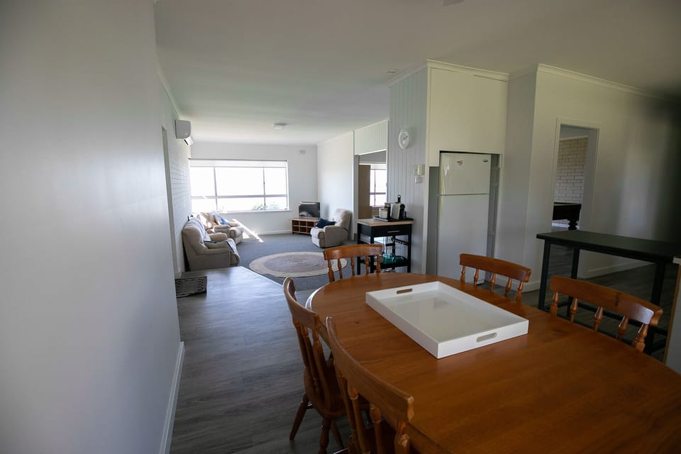 View from the eating area