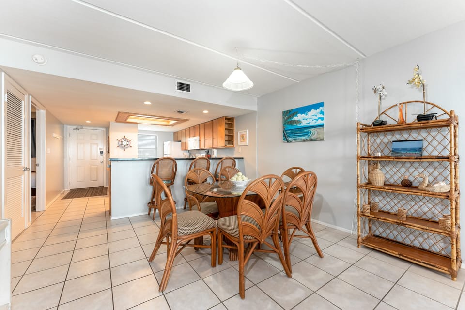 Keep the conversation going while cooking is easy with this open layout.