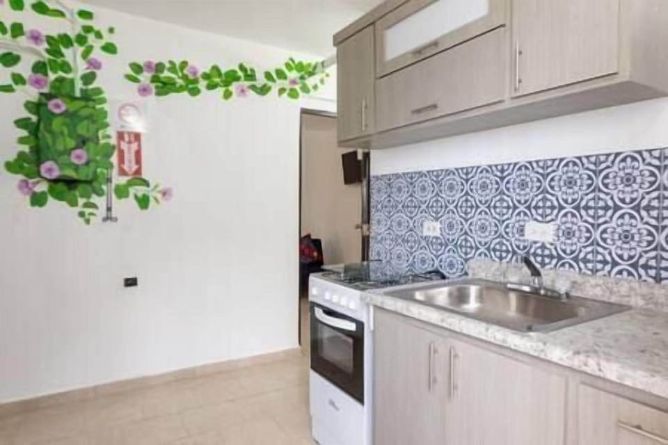 Full Kitchen with Sink and Stove
