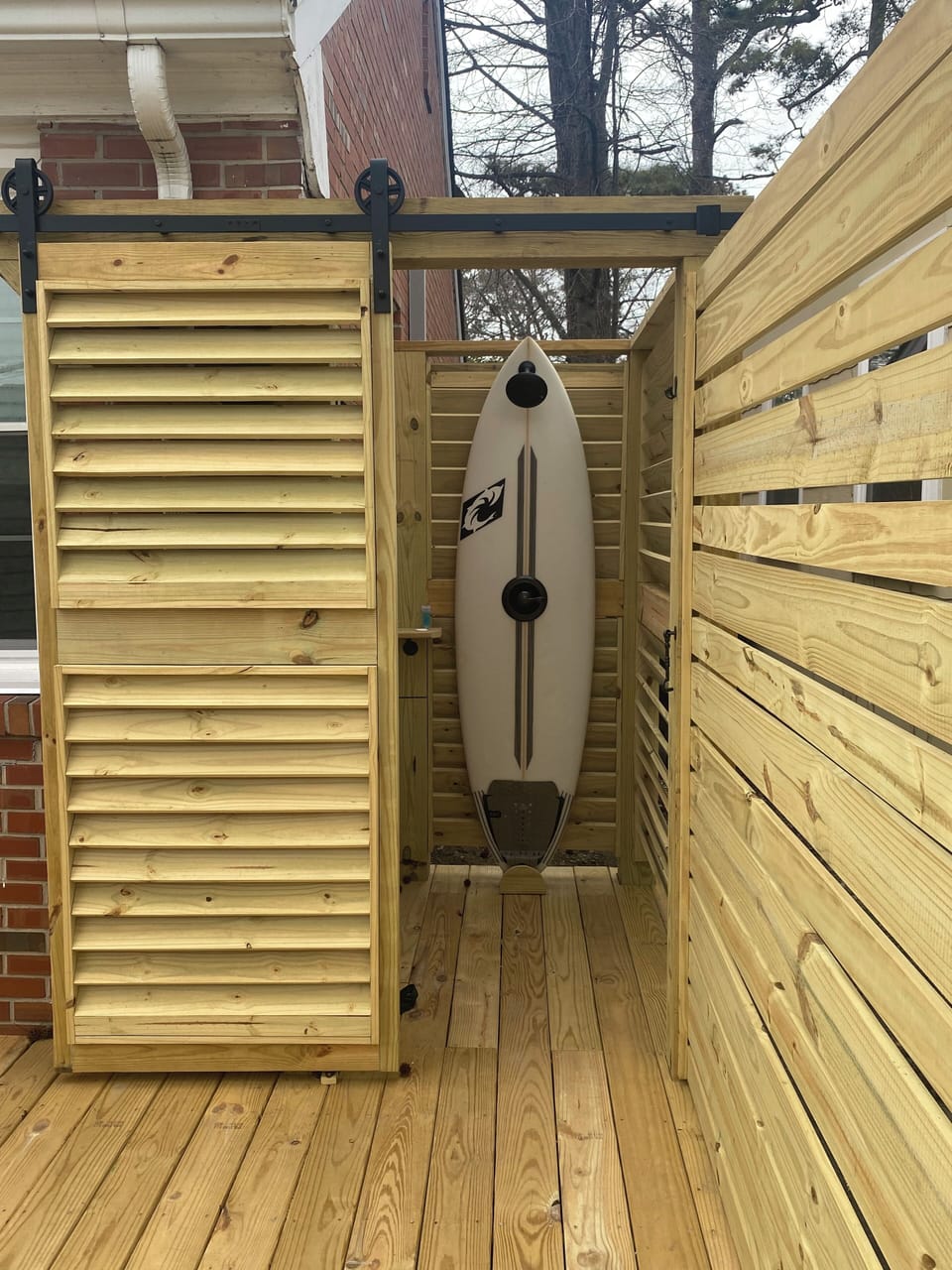 Outside Shower off back deck