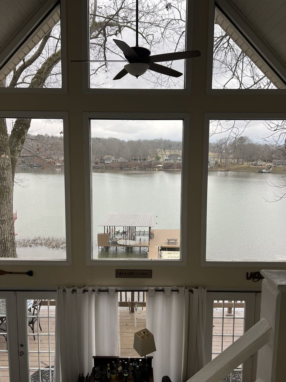 View from master bedroom