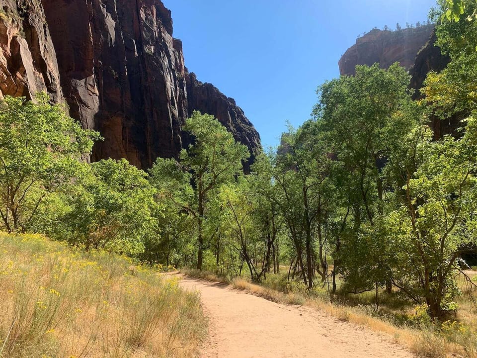 Southern Utah has many miles of hiking and biking trails. 