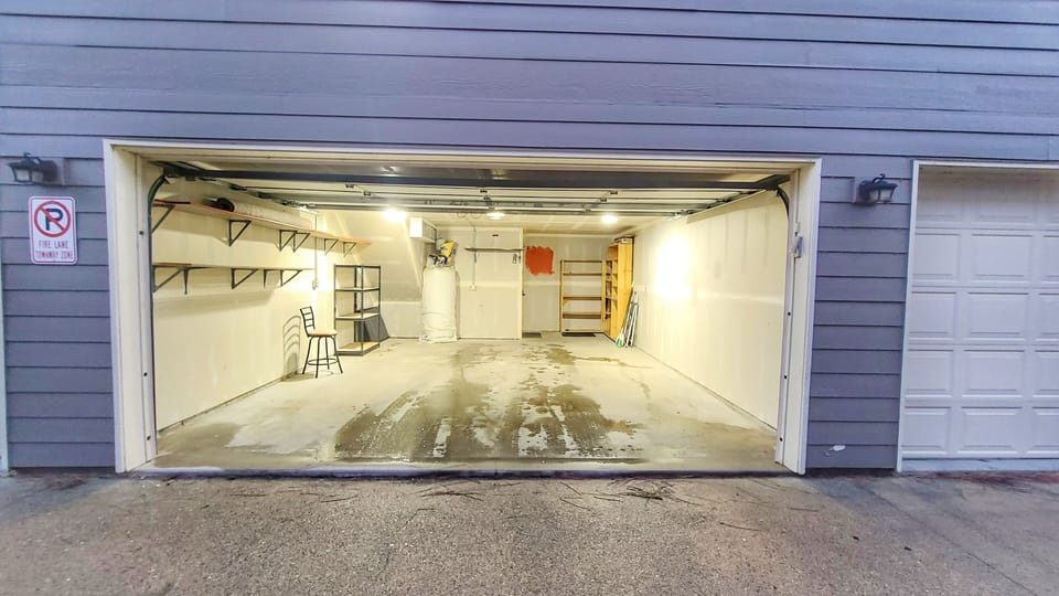 Enjoy your secured garage space.