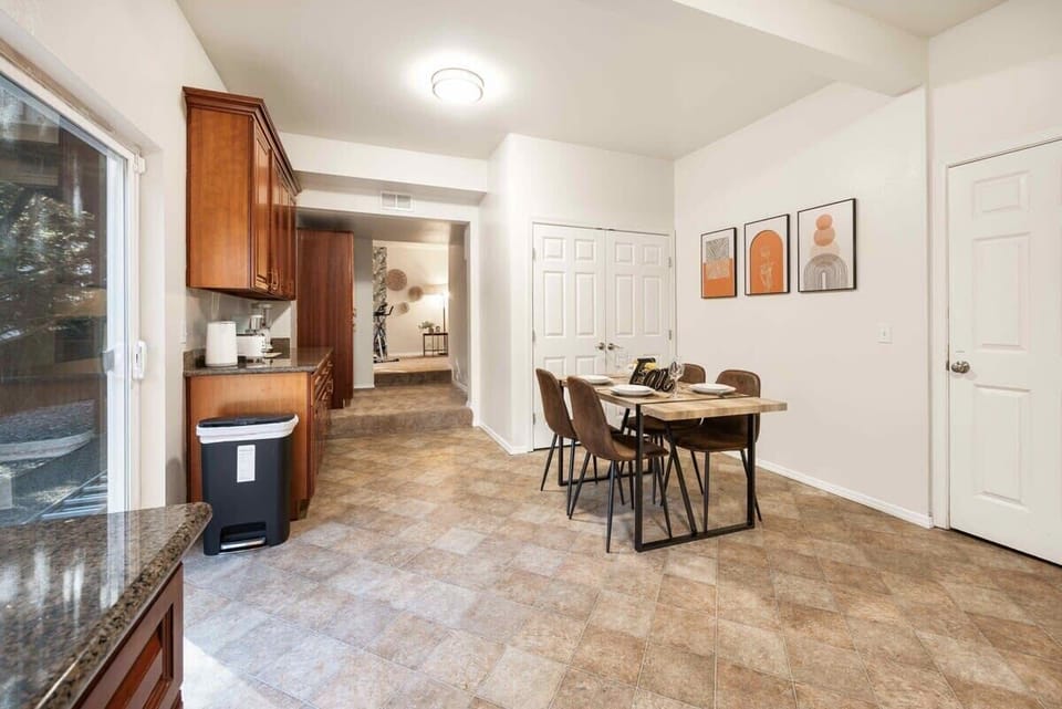 The kitchenette is very spacious