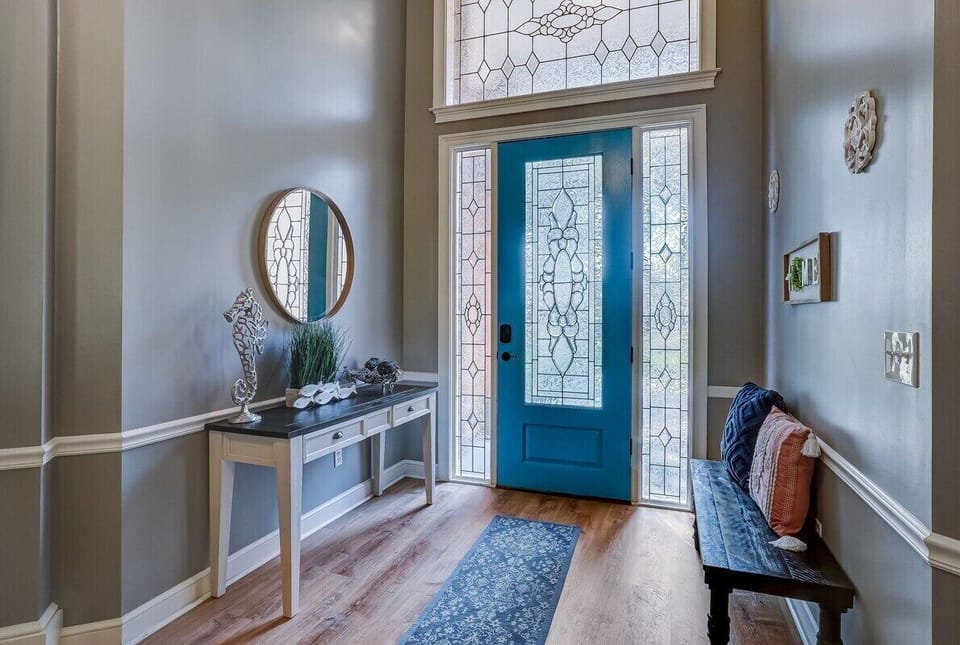 This house is full of natural light and tastefully decorated.