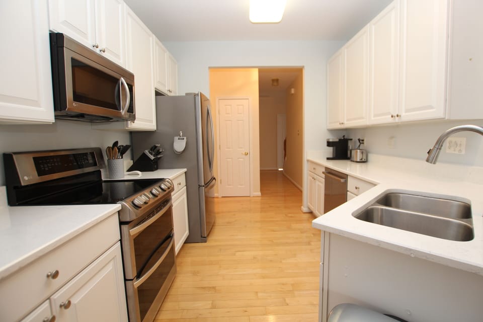 Kitchen view from dining area