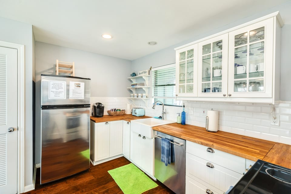 Plenty of counter space to prepare homecooked meals