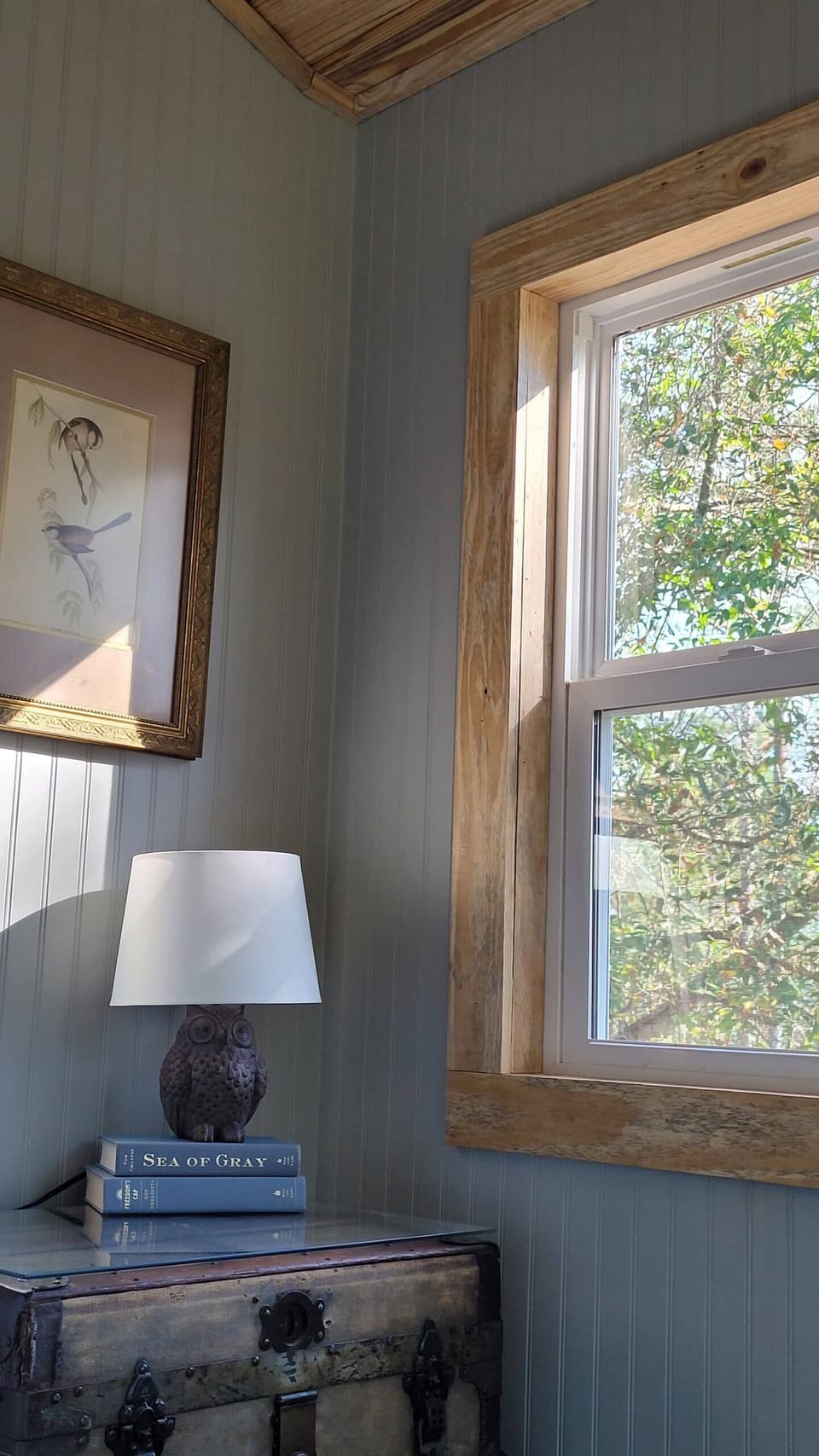 Beautiful loft with antique touches.