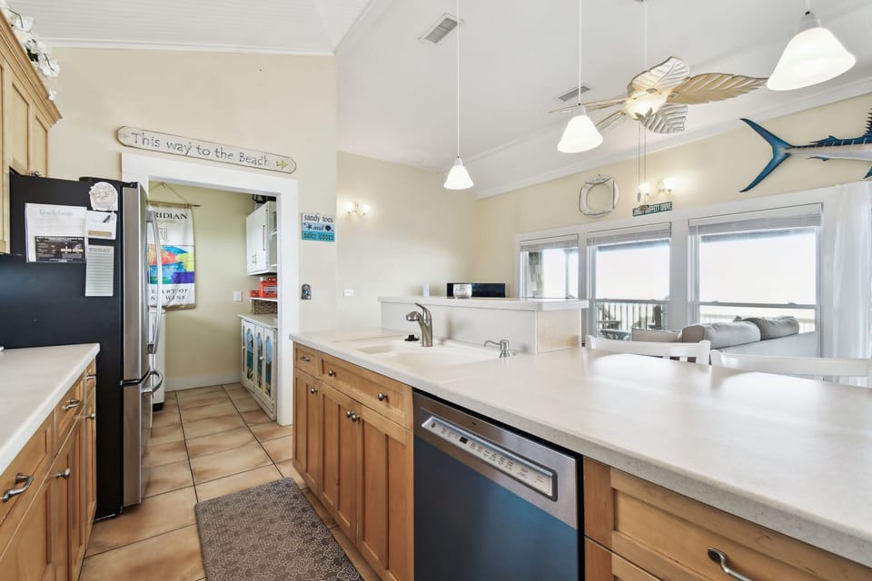 Kitchen with Laundry Room