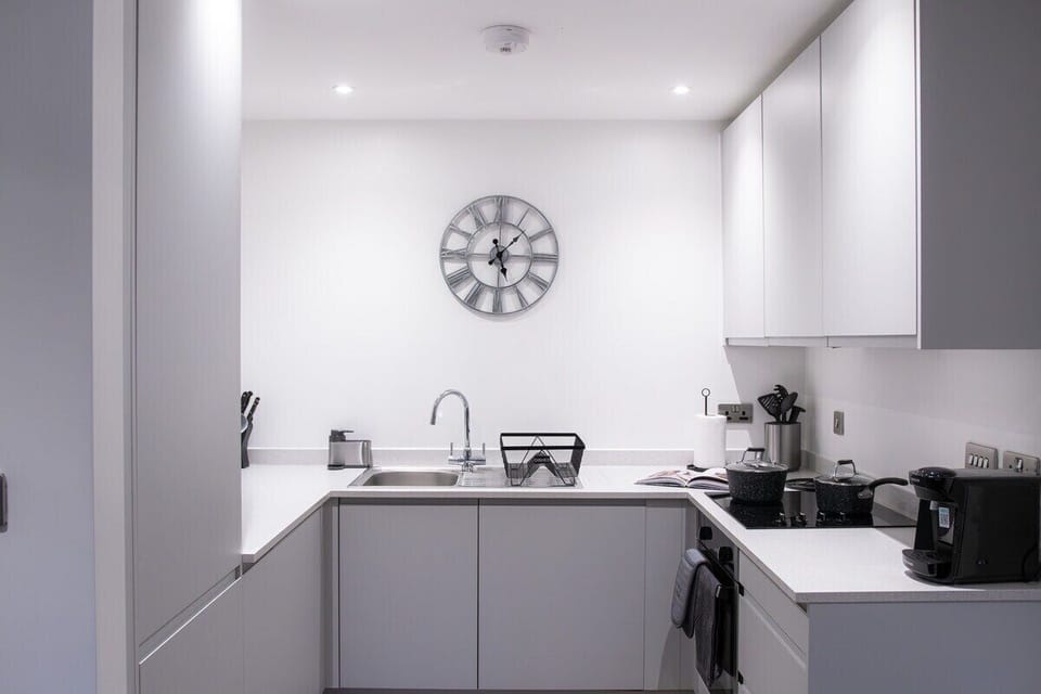 COOK: Rustle up your favourite meal with good quality cookware and appliances.  Enjoy complimentary tea and coffee.