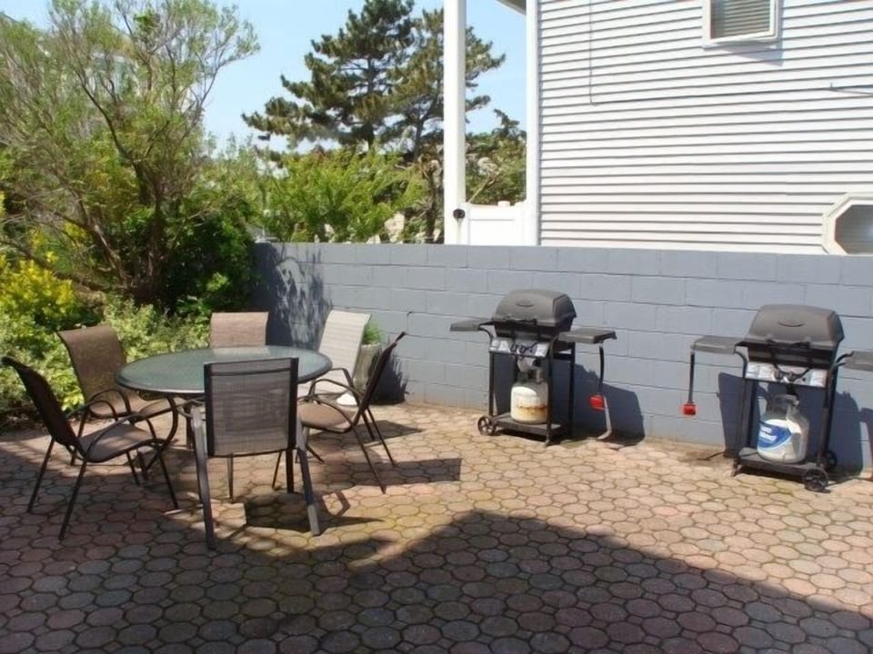 Backyard picnic area