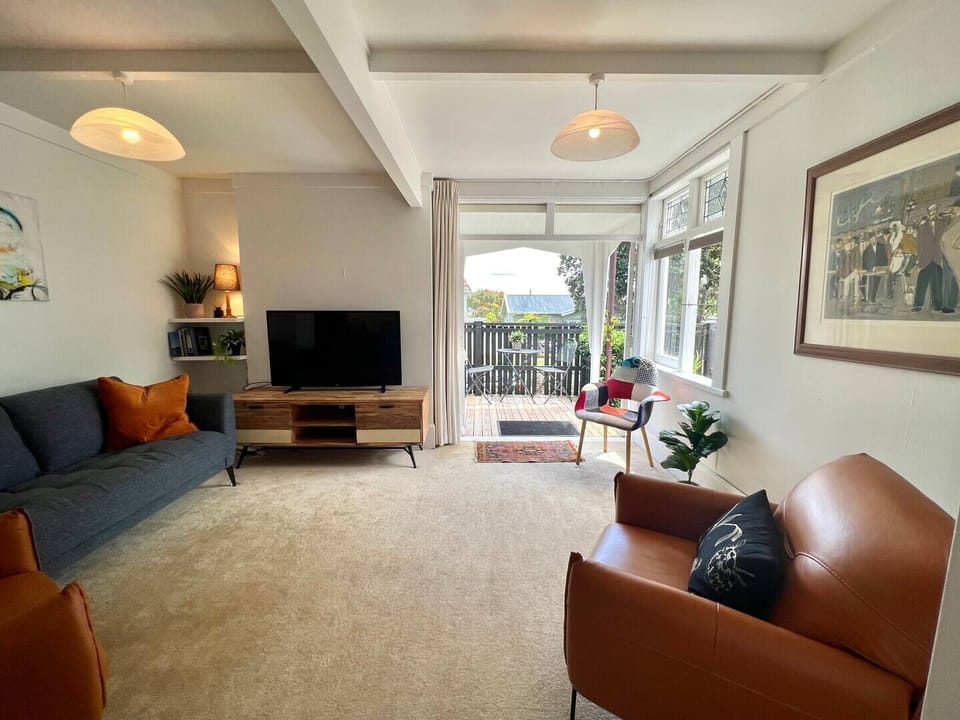 Living area with TV