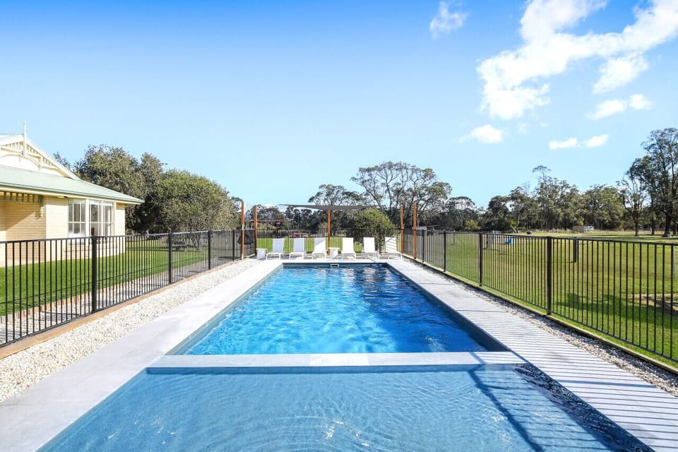 Beautiful pool set in nature