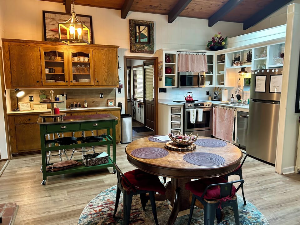 Huge kitchen and dining area located on the primary floor