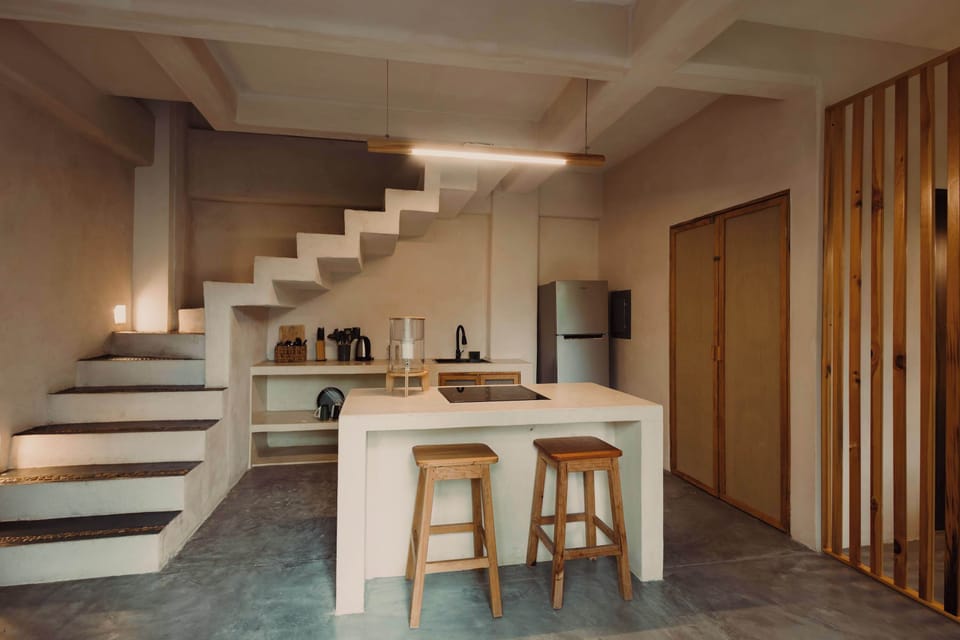 Brew your morning coffee or prepare a feast. The modern kitchen is ready for all your culinary adventures.