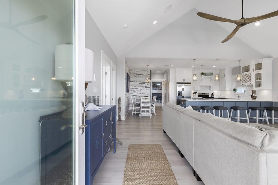 Salty & Sweet Living Room: Welcome in, your home away from home.