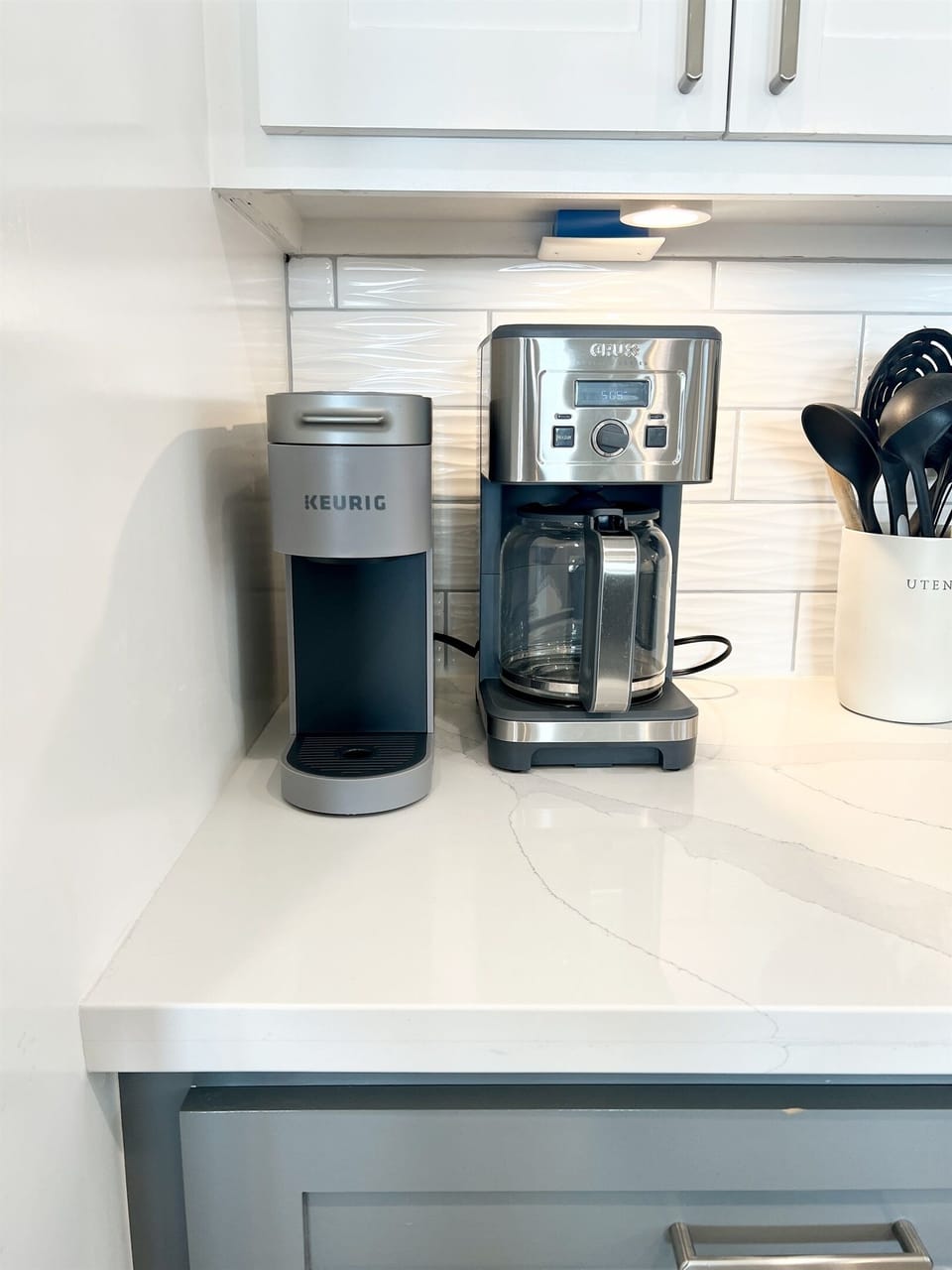 Salty & Sweet Kitchen: Your coffee bar awaits! Don't forget your favorite coffee.