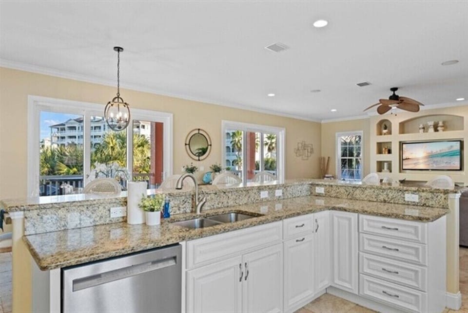 Open concept kitchen