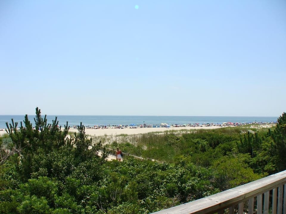 ocean views from 2nd level deck