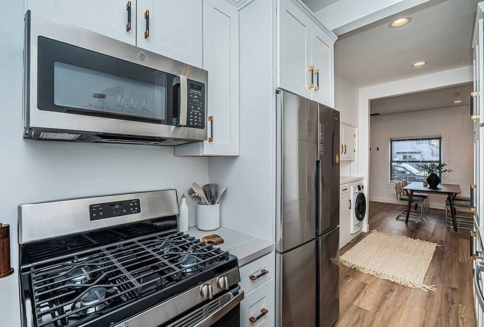Fueling cozy evenings with the warmth of home-cooked meals with our new gas stove and oven.