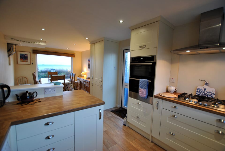 The kitchen has everything you might need to cook up a feast with local produce