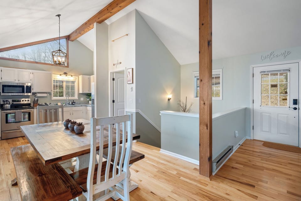 Open Dining and Kitchen Area