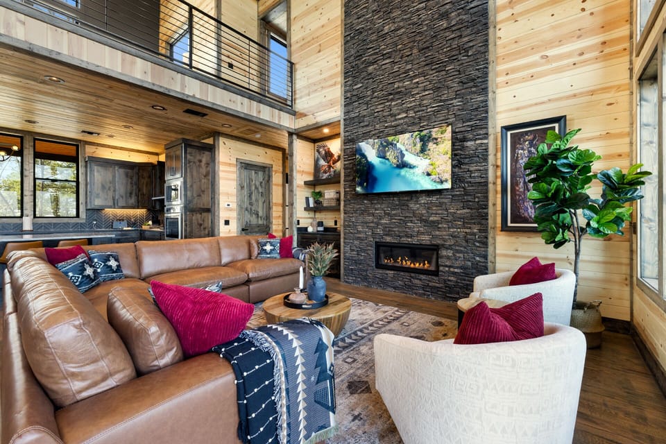 Hang out with the whole family & enjoy a fire & your favorite game or movie.