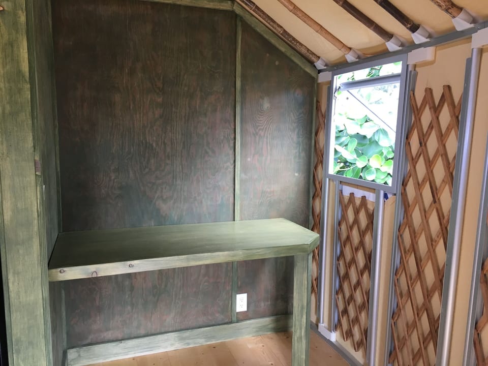 Desk area